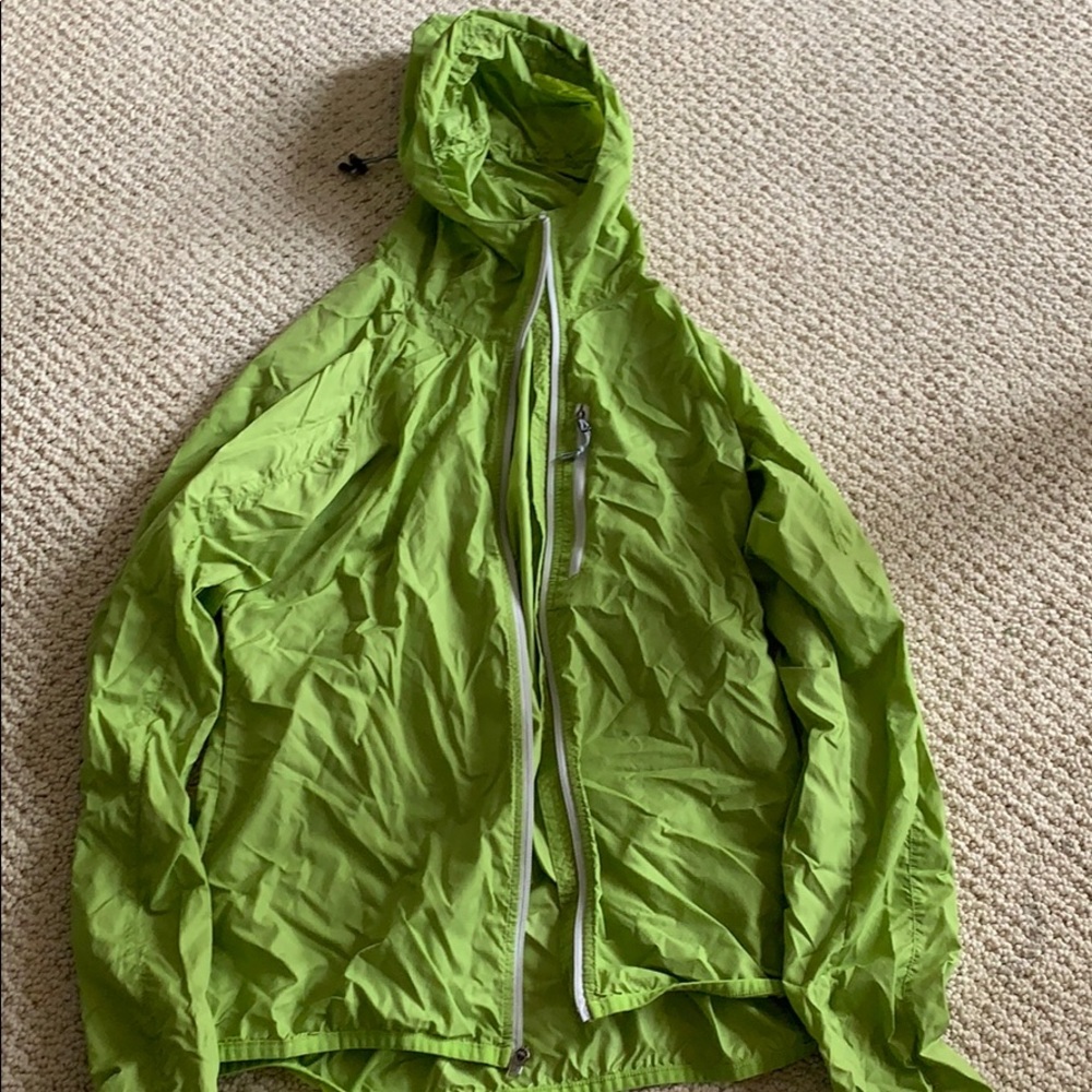 Lime Green women’s wind breaker